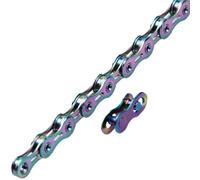 Compatible con cadena de bicicleta Kmc de 12 velocidades, cadena colorida dorada de 8v-12v for bicicletas de montaña de carretera(X11SL colorful)