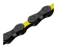 Compatible con cadena Shimano Sram Bikes KMC DLC de 12 velocidades - Carbon Diamond Ultraligero 126L 1/2"x11/128" Azul Verde Amarillo(Black-yellow)