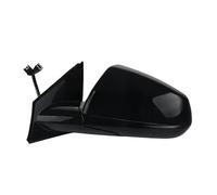 Compatible con Cadillac SRX Conjunto de espejo retrovisor externo lateral, incluye lente, luz de señal de giro, carcasa, marco, cubierta, soporte(Black 13Pin L)