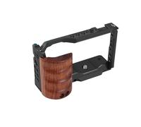 Compatible con cámaras DSLR y sin Espejo, Plataforma estabilizadora de Jaula Completa con Orificios de 1/4" y 3/8", Zapata fría ARRI(For Sony ZVE10)