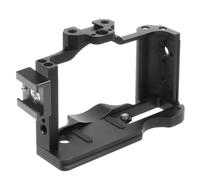Compatible con cámaras DSLR y sin Espejo, Plataforma estabilizadora de Jaula Completa con Orificios de 1/4" y 3/8", Zapata fría ARRI(For Sony ZV1)