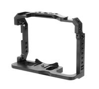 Compatible con cámaras DSLR y sin Espejo, Plataforma estabilizadora de Jaula Completa con Orificios de 1/4" y 3/8", Zapata fría ARRI(For Sony A7R4)