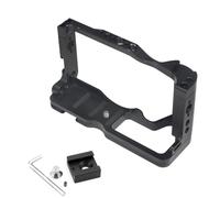 Compatible con cámaras DSLR y sin Espejo, Plataforma estabilizadora de Jaula Completa con Orificios de 1/4" y 3/8", Zapata fría ARRI(For Canon M6 Mark II)