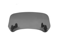 Compatible con CanAm para Spyder para F3-S para KLR-650 para F3T Parabrisas De Motocicleta con Abrazadera Variable Deflector De Viento Parabrisas Deflector Viento(Large Grey)