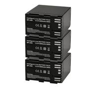 Compatible con Canon, Batería BP-A60, Baterías De Cámara C200 C200B C220B C300 MK II BP-A30 BP-A90 6800mAh(3PCS-Battery)