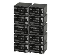 Compatible con Canon, Batería BP-A60, Baterías De Cámara C200 C200B C220B C300 MK II BP-A30 BP-A90 6800mAh(10PCS-Battery)