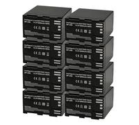 Compatible con Canon, Batería BP-A60, Baterías De Cámara C200 C200B C220B C300 MK II BP-A30 BP-A90 6800mAh(8PCS-Battery)