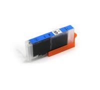 Compatible con Canon CLI-571XLC / 12ml Tinta Cian (Cartuchos de tinta - Colorante)