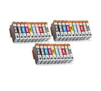 Compatible con Canon, Compatible con imagePROGRAF PRO-300, Magnético PFI300 PFI-300 PFI 300 Cartucho de Tinta de inyección de Tinta de Color Compatible Premium 10 Colores(3 Set)