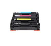 Compatible con Canon, CRG-075 CRG-075H Cartucho de tóner 4 Colores for Impresora LBP646Cdw LB647Cdw MF662Cdw MF667Cdw(075 NO Chip)