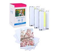 Compatible con Canon Selphy CP1500 CP1300 KP-108IN Papel fotográfico/Tinta