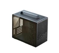 Compatible con Carcasa de PC portátil JONSBO Z20 20L MATX ATX con Puerto Tipo C(Black)