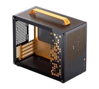 Compatible con Carcasa de PC portátil JONSBO Z20 20L MATX ATX con Puerto Tipo C(Orange)