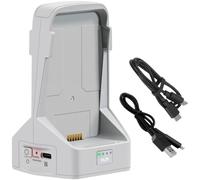 Compatible con cargador de batería DJI Flip, concentrador de carga bidireccional, Kit de estación de carga de Banco de energía Vertical Butler for accesorios de Drone Flip(A)