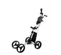 Compatible con carrito de golf plegable PGM, carrito de aluminio de 4 ruedas con soporte for paraguas y freno manual.(A9)