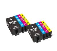 Compatible con Cartucho de Tinta 912 912XL HP912 OfficeJet 8010 8012 8013 8014 8015 8017 8018 8020 8022 8023 8024 8025(912XL 2SET)