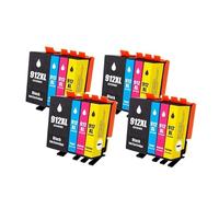 Compatible con Cartucho de Tinta 912 912XL HP912 OfficeJet 8010 8012 8013 8014 8015 8017 8018 8020 8022 8023 8024 8025(912XL 4SET)