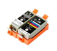 Compatible con Cartucho de Tinta Canon PGI-35 PGI35 CLI-36 CLI36 for Impresora PIXMA IP100 iP110 IP100B TR150(2set)