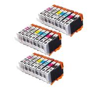 Compatible con Cartucho de Tinta de inyección de Tinta Compatible con CLI65 CLI-65 CLI 65 Color for Impresora c-ANN p-ixa PRO-200 PRO200 Pro 200(3Set)