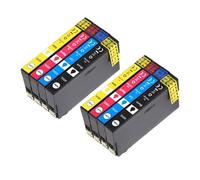 Compatible con Cartucho de Tinta Epson 405XL T405XL T405XXL for WF-3820DWF 4820DWF 3825DWF 7830DTWF 4825DWF 4830DTWF 7835DTWF 7840(8pcs 2set)