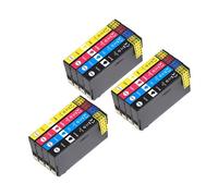 Compatible con Cartucho de Tinta Epson 405XL T405XL T405XXL for WF-3820DWF 4820DWF 3825DWF 7830DTWF 4825DWF 4830DTWF 7835DTWF 7840(12pcs 3set)