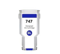 Compatible con Cartucho de Tinta HP 746 747 for DesignJet Z6 Z9+(747-Blue)