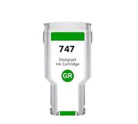 Compatible con Cartucho de Tinta HP 746 747 for DesignJet Z6 Z9+(747-Green)
