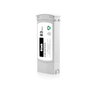Compatible con Cartucho de Tinta HP 83 680ML DesignJet | Modelo de 83 cartuchos, capacidad de 680 ML, diseño de chip incorporado, uso de impresora DesignJet(83-BK)