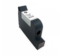 Compatible con Cartucho de Tinta, Impresora de inyección de Tinta, solvente ecológico de Secado rápido, 600DPI, 12,7mm, Modelo 2588(Black)