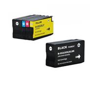 Compatible con Cartucho de Tinta Inkjet Compatible con HP 952XL 956XL 952 956 XL Premium for HP 952, Compatible con HP OfficeJet Pro 8710 8720 7740 8710 Printe(1Set Plus 1PCS BK)