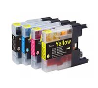 Compatible con Cartucho de Tinta LC1280 LC1240 LC1220 MFC-J280W J430W J435W J5910DW J625DW J6510DW J6910DW DCP-J725DW(1 Set)