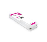 Compatible con Cartucho de Tinta Recargable HP 728 XL con Chip de Uso único F9J68A 3WX30A for Recarga de Tinta de Impresora DesignJet T730 T830MFP(Magenta)
