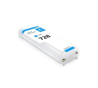 Compatible con Cartucho de Tinta Recargable HP 728 XL con Chip de Uso único F9J68A 3WX30A for Recarga de Tinta de Impresora DesignJet T730 T830MFP(Cyan)