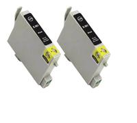 Compatible con Cartucho de Tinta T0561 T0562 T0563 T0564 Stylus Photo RX430 RX250 RX530(2 Black)