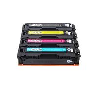 Compatible con Cartucho de tóner HP, 207a 206a con Chip for M282nw M283fdn M283fdw M283cdw M255dw M255nw(1set-with chip-207a)