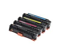 Compatible con Cartucho de tóner HP 410X CF410X, Compatible con Las Series Color LaserJet Pro M452dw/M477fnw/M377dw(1PC Y(5000pages))