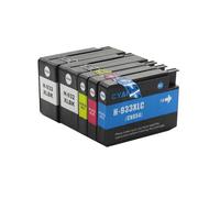 Compatible con Cartuchos de Tinta 932XL 933XL HP932 933 Officejet 6100 6600 6700 7110 7510 7512 7610 7612(1 Set 5PC)