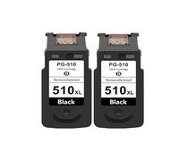 Compatible con Cartuchos de Tinta Canon PG-510 CL-511, Paquete de 2 for Canon MP240 MP250 MP270 MP280 MX320 IP2700(2 Black)