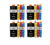 Compatible con Cartuchos de Tinta H-/P 912XL 912 HP912 for impresoras OfficeJet Pro 8020 8022 8023 8024 8025 8026 8028 8035(4Set)