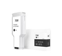 Compatible con Cartuchos de Tinta HP 730 de 300ml for reemplazo de Impresora DesignJet T1600 T1700 T2600 T1600dr T1700dr T2600dr 730(5PCS Plated Copper)