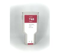 Compatible con Cartuchos de Tinta HP 746, adecuados for Cartuchos de Impresora de Gran Formato Designjet Z6, Z9 Postscript Inkjet.(300ML M)