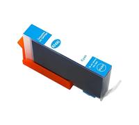 Compatible con Cartuchos de Tinta HP 924 924XL, Paquete de 4 for impresoras OfficeJet Pro 8120e 8122e 8124e 8125e 8130e 8132e 8134e 8135e(Cyan)