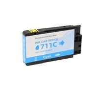 Compatible con Cartuchos de Tinta HP711 711XL 711 for impresoras HP DesignJet T120 T520(1Pcs Cyan)