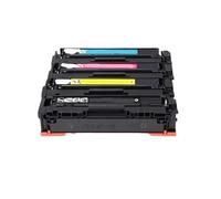 Compatible con Cartuchos de tóner Canon CRG-075 CRG-075H de 4 Colores for impresoras LBP646Cdw MF662Cdw(075H NO Chip)
