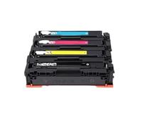 Compatible con Cartuchos de tóner Canon CRG-075 CRG-075H de 4 Colores for impresoras LBP646Cdw MF662Cdw(075H with Chip)
