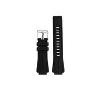 Compatible con Casio/G-shock/Heart/Gst-b200 /Edifice/ECB-10HR-1APR /Gstb200, accesorios de pulsera de silicona for reloj(Black black-steel)