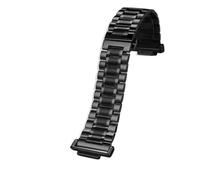 Compatible con Casio GBX-100 GBA-800 GMA-B800 810 GBD-800 GA-800 | Pulsera de metal Correa de reloj de acero inoxidable modificada negra