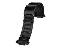 Compatible con Casio GBX-100 GBA-800 GMA-B800 810 GBD-800 GA-800 | Pulsera de metal Correa de reloj de acero inoxidable modificada negra