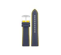 Compatible con Casio PROTREK PRG-601 PRG-600 PRG-650 PRW-6600Y PRW-60 PRW-30 GA2200 Correa de goma for reloj 23mm 24mm(A Blue Yellow-Silver,23mm)
