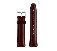 Compatible con Casio Retro Small Square A159W-N1 A158WA A168 A159 AE1200 AQ230 700 Correa de negocios de 18 mm(Brown-silver)